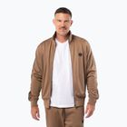 Vyriškas džemperis Pitbull Trackjacket Tape Logo Terry Group coyote brown