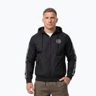 Vyriška striukė Pitbull Athletic Tape Nylon Hooded black