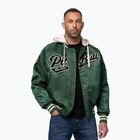 Vyriška striukė Pitbull Mason San Diego Baseball Hooded bottle green/beige