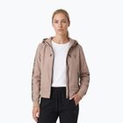 Moteriška striukė Pitbull Aaricia Stripes Nylon Hooded dark sand