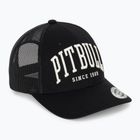 Vyriška kepurė su snapeliu Pitbull Mesh "Pitbull Norton" Trucker Low Profile black/black
