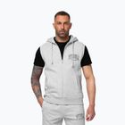 Vyriškas džemperis Pitbull Badger Hooded Vest Zip grey/melange