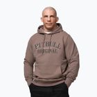 Vyriškas džemperis Pitbull Midnight Sweatshirt Hooded brown savana