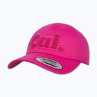 Vyriška kepurė su snapeliu Pitbull 3D Chenile EMB Cal Classic Low Profile pink