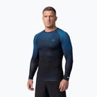 Vyriškas ilgomis rankovėmis rashguardas Pitbull Belt Rashguard blue