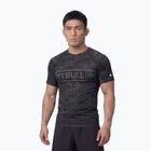 Vyriški marškinėliai Pitbull Hex Camo Hilltop Rashguard black