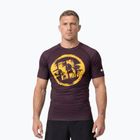 Vyriški marškinėliai Pitbull Rashguard Logo Palms brown