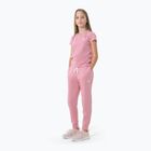 Vaikiški marškinėliai 4F JTSD001 šviesiai rožinės spalvos