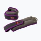 Riešo svoriai Body Sculpture Bb 2700U 2 x 0,5 kg grey/purple