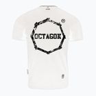Octagon Logo Smash vyriški marškinėliai balti