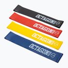 Octagon Mini Band spalvotas pasipriešinimo juostų rinkinys