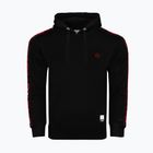 Vyriškas džemperis Octagon Stripe Hoodie black/red
