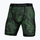 Vyriški kompresiniai šortai Octagon Camo Forest khaki