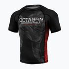 Vyriški marškinėliai Octagon Premium Kickboxing Family black/multicolor