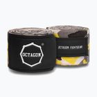 Bokso raiščiai Octagon Fightgear Supreme Basic 300 cm camo yellow