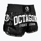 Treniruočių šortai Octagon Kickboxing/Muay Thai Legion Fight Legion Premium black/white