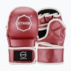 Graplingo pirštinės Octagon Metallic MMA red