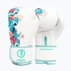 Bokso pirštinės Octagon Legion Flower white/sea green