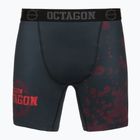 Vyriški treniruočių šortai Octagon Legion Grunge juoda/raudona