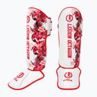 Kulkšnies ir blauzdų apsaugos Octagon Legion Flower white/red