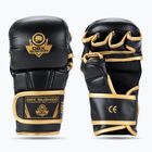 Graplingo pirštinės DBX BUSHIDO Master MMA juodos/auksinės