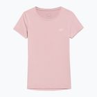 Moteriški marškinėliai 4F F261 šviesiai rožinės spalvos