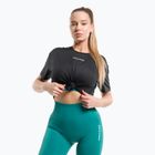 Moteriški treniruočių marškinėliai Gym Glamour Sport Black 424