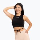 Moterų sporto salė Glamour Tiered Training Top Black 440