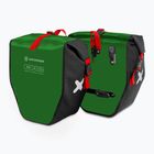 Dviračio krepšys Extrawheel Biker 2 x 25 l green/black
