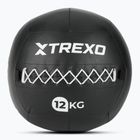 Medicininis kamuolys XTREXO Wall Ball 12 kg juodas