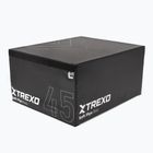 Sulankstoma plyometrinė dėžė TREXO 45 cm juoda