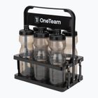 Rinkinys OneTeam Water Bottle Carries + Bidon Sportano Black
