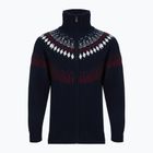 Vyriškas megztinis Woolcano SWT1093 Granatrowy/Kremowy