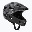 Vaikiškas dviračių šalmas ATTABO Predator full face gray