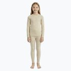 Vaikiškas termoaktyvus apatinių rinkinys WOOLCANO Merino SET0683 beige