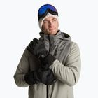 Slidinėjimo pirštinės KADVA Mountain Flow Pro oda 3M Thinsulate juoda