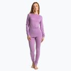 Moteriškų termoaktyvių apatinių komplektas WOOLCANO Merino SET0543 violetinis