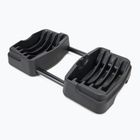 XTREXO stovas reguliuojamai štangai + hanteliai 2in1 TRX-ABD40 juodas