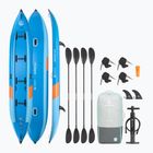 Pripučiamas kajakas 4-osobowy AQUASTIC Cortez 16'9" hybrid blue