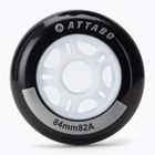 Ratukai riedučiams ATTABO Wheels 84 mm 4 vnt. juodi
