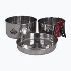 Turistinių indų rinkinys Alpinus Jukatan 2l, 1,5 l i 0,6 l tamsiai pilkas