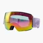 Slidinėjimo akiniai 4F U044 violet/gradient smoke