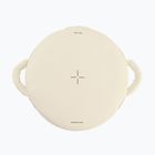 Apvalus treniruočių skydas UNIQ Round Power technical white