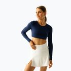 Moteriškas jogos viršus JoyInMe Core Crop Top dark navy