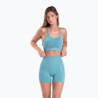 Moteriški treniruočių šortai Carpatree Allure Seamless milky blue