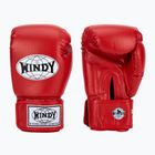 Bokso pirštinės WINDY Classic Synthetic Leather red