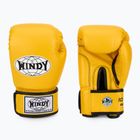 Bokso pirštinės WINDY Classic Synthetic Leather yellow