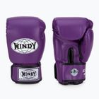 Bokso pirštinės WINDY Classic Synthetic Leather purple