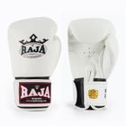 Bokso pirštinės RAJA BOXING Single Standard Genuine Leather white