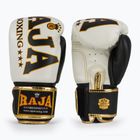 Bokso pirštinės RAJA BOXING Origin Standard Genuine Leather white